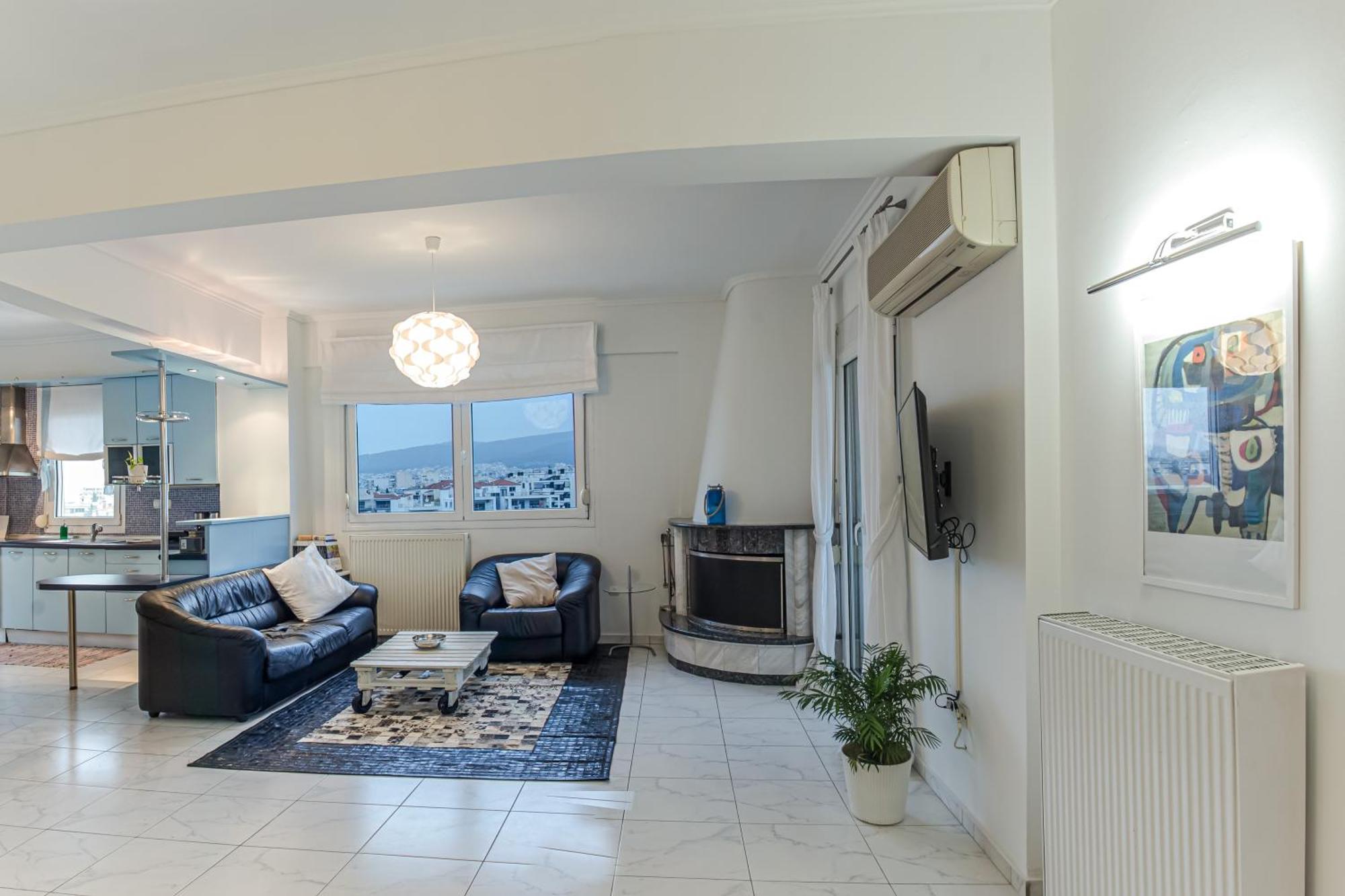 Celestial Garden-Thessaloniki'S Modern, Eclectic Penthouse With An Amazing View And Veranda 外观 照片